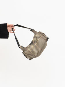 Vintage x RALPH LAUREN Houndstooth Nylon Buckled Purse