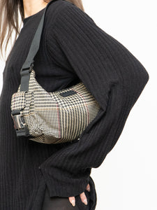 Vintage x RALPH LAUREN Houndstooth Nylon Buckled Purse