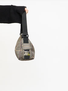 Vintage x RALPH LAUREN Houndstooth Nylon Buckled Purse