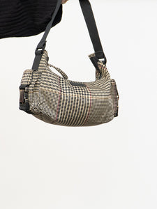 Vintage x RALPH LAUREN Houndstooth Nylon Buckled Purse