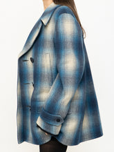Load image into Gallery viewer, RALPH LAUREN POLO x Blue Plaid Wool-Blend Coat (XS-L)