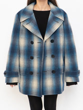 Load image into Gallery viewer, RALPH LAUREN POLO x Blue Plaid Wool-Blend Coat (XS-L)