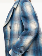 Load image into Gallery viewer, RALPH LAUREN POLO x Blue Plaid Wool-Blend Coat (XS-L)