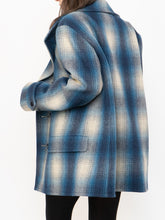 Load image into Gallery viewer, RALPH LAUREN POLO x Blue Plaid Wool-Blend Coat (XS-L)