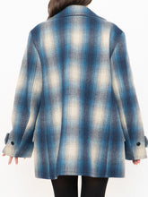 Load image into Gallery viewer, RALPH LAUREN POLO x Blue Plaid Wool-Blend Coat (XS-L)