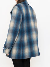 Load image into Gallery viewer, RALPH LAUREN POLO x Blue Plaid Wool-Blend Coat (XS-L)