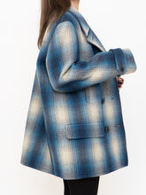 Load image into Gallery viewer, RALPH LAUREN POLO x Blue Plaid Wool-Blend Coat (XS-L)