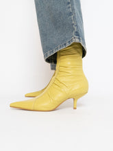Load image into Gallery viewer, Vintage x Made in Brazil x Lime Leather Boot (7, 7.5)