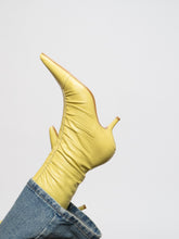 Load image into Gallery viewer, Vintage x Made in Brazil x Lime Leather Boot (7, 7.5)