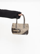 Load image into Gallery viewer, Vintage x Gucci-style GIOSARDI Buckled Brown Logo Purse