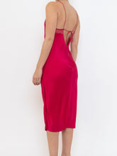 Load image into Gallery viewer, VS x Magenta Silk Lace Slip Dress (XS-M)