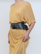 Load image into Gallery viewer, IOANNA KOUBBELA x Made in Greece x Gold Yellow Sheer Knit Dress (XS-L)