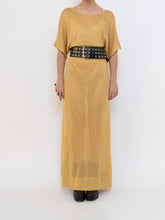 Load image into Gallery viewer, IOANNA KOUBBELA x Made in Greece x Gold Yellow Sheer Knit Dress (XS-L)