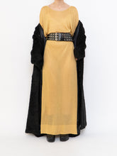 Load image into Gallery viewer, IOANNA KOUBBELA x Made in Greece x Gold Yellow Sheer Knit Dress (XS-L)
