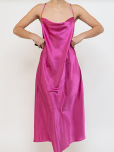 JONES NY x Magenta Cowl Neck Slip (L, XL)