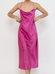 JONES NY x Magenta Cowl Neck Slip (L, XL)
