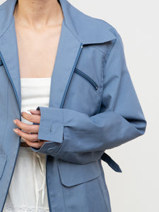 Vintage x Made in Korea x LONDON FOG Blue Cotton Jacket (XS-L)