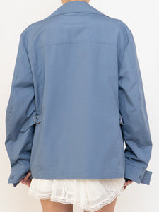 Vintage x Made in Korea x LONDON FOG Blue Cotton Jacket (XS-L)