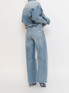 GAP x Lightwash Distresseed Denim (S, M)