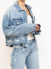 Load image into Gallery viewer, VERVET x Deadstock Distressed Denim Cropped Jacket (S-L)