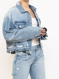 VERVET x Deadstock Distressed Denim Cropped Jacket (S-L)