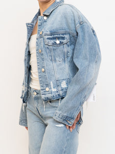 VERVET x Deadstock Distressed Denim Cropped Jacket (S-L)