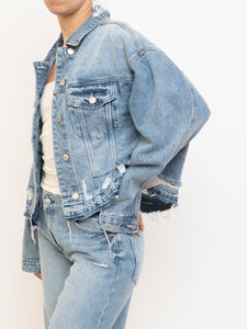 VERVET x Deadstock Distressed Denim Cropped Jacket (S-L)