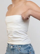 Load image into Gallery viewer, Vintage x Cream Cotton Tube Top (S, M)