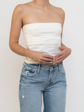 Load image into Gallery viewer, Vintage x Cream Cotton Tube Top (S, M)