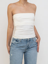 Load image into Gallery viewer, Vintage x Cream Cotton Tube Top (S, M)