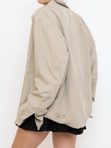 Vintage x Beige Silk Jacket (XS-L)
