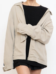 Vintage x Beige Silk Jacket (XS-L)