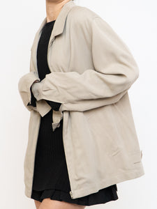 Vintage x Beige Silk Jacket (XS-L)