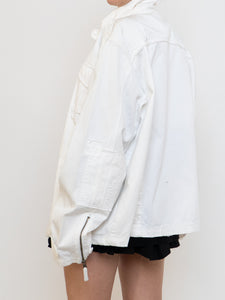 Vintage x White Distressed Denim Jacket (XS-XL)