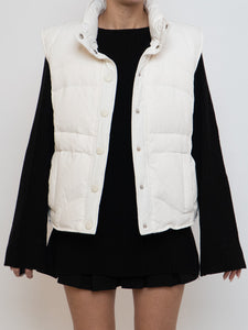 Vintage x White Down, Feather Puffer Vest (S-XL)