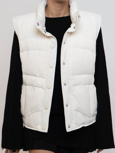 Vintage x White Down, Feather Puffer Vest (S-XL)