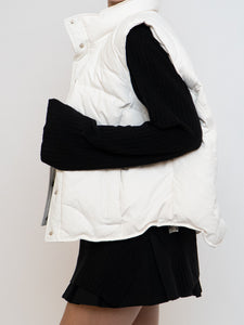 Vintage x White Down, Feather Puffer Vest (S-XL)