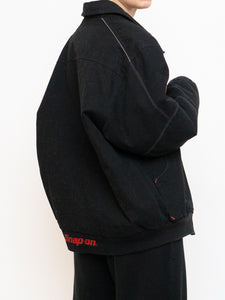 Vintage x SNAP-ON Black Denim Jacket (S-L)