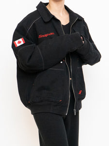 Vintage x SNAP-ON Black Denim Jacket (S-L)