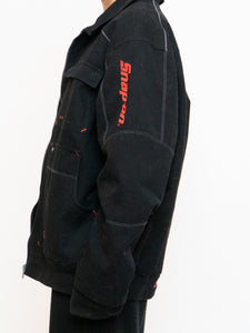 Vintage x SNAP-ON Black Denim Jacket (S-L)