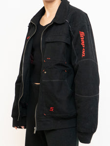 Vintage x SNAP-ON Black Denim Jacket (S-L)