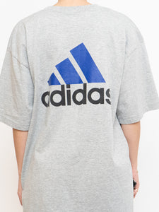 Vintage x Made in Canada x ADIDAS Grey, Blue Tee (XS-XL)
