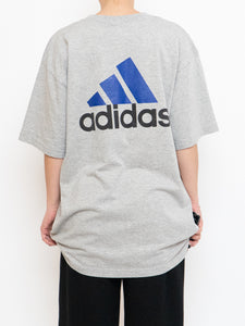Vintage x Made in Canada x ADIDAS Grey, Blue Tee (XS-XL)