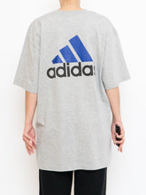 Load image into Gallery viewer, Vintage x Made in Canada x ADIDAS Grey, Blue Tee (XS-XL)
