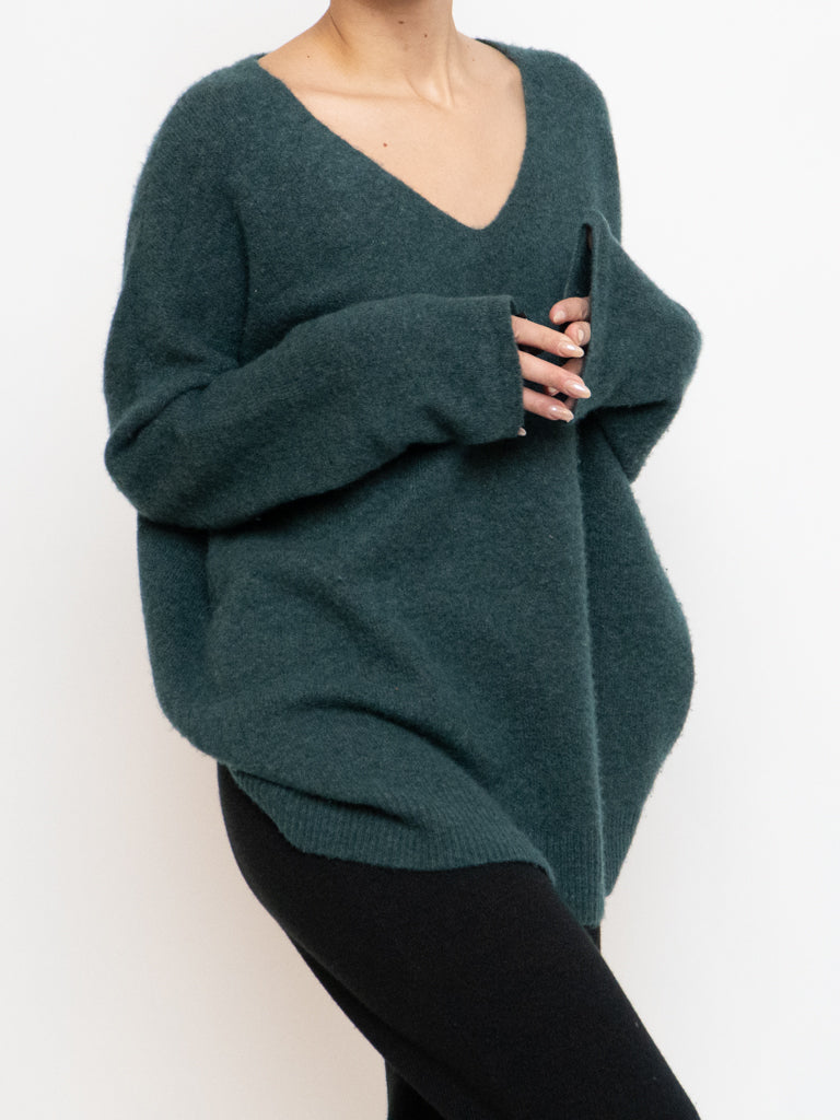 EILEEN FISHER x Cashmere And Silk Sweater (M)