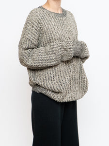 Vintage x Made in Canada x TOSANI Beige & Black Knit (XL)