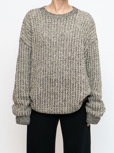 Vintage x Made in Canada x TOSANI Beige & Black Knit (XL)