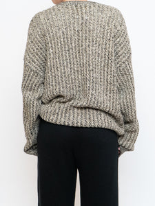 Vintage x Made in Canada x TOSANI Beige & Black Knit (XL)