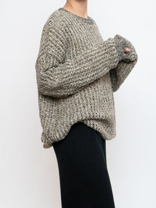 Vintage x Made in Canada x TOSANI Beige & Black Knit (XL)