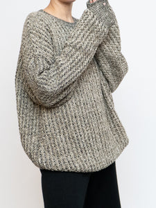 Vintage x Made in Canada x TOSANI Beige & Black Knit (XL)